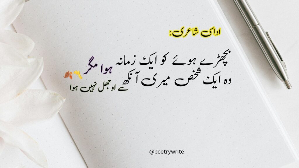 300+New Heart Touching Sad Poetry In Urdu 2 lines Text 