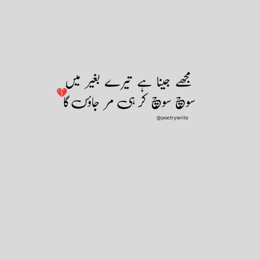 300+New Life Sad Poetry In Urdu 2 lines Text 