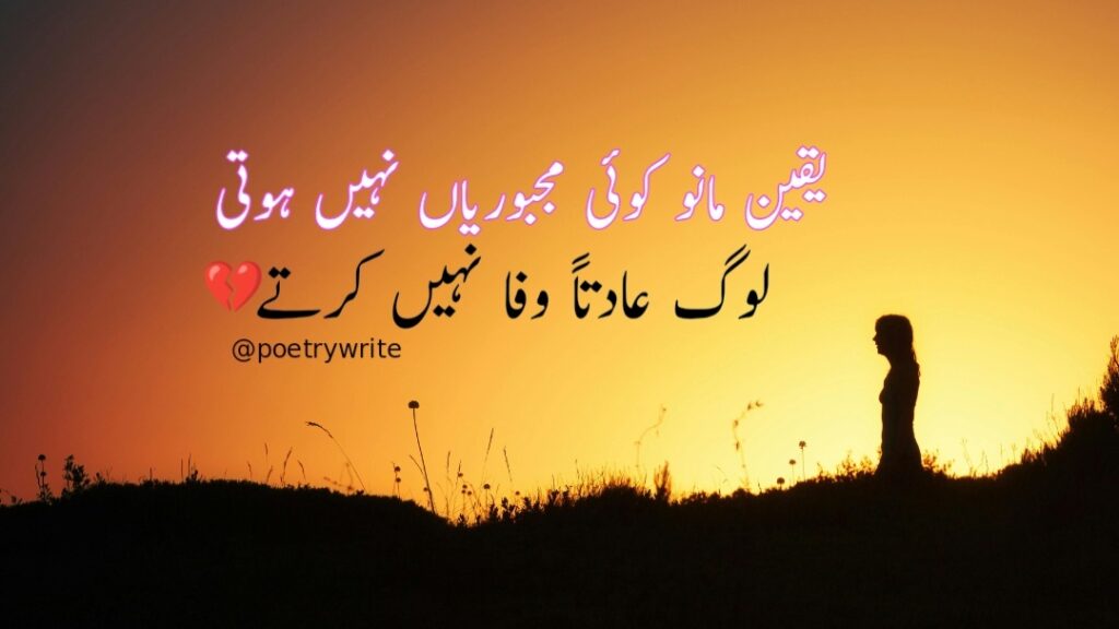 Best Sad Shayari in Urdu Text Copy Paste