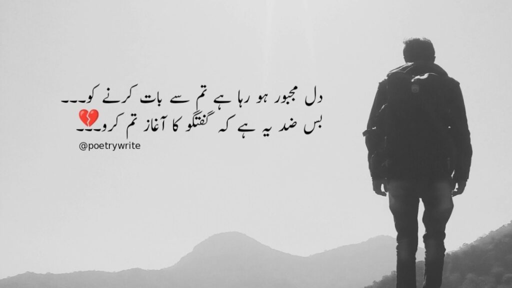 300+New Heart Touching Sad Poetry In Urdu 2 lines Text 