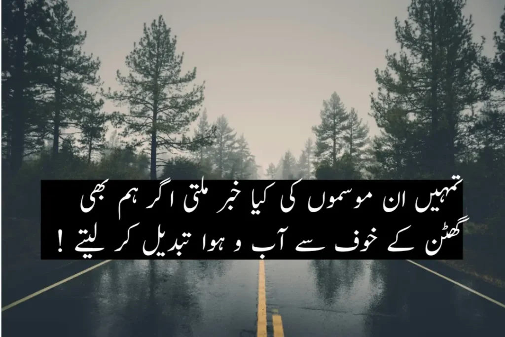 Heart Touching Sad Poetry In Urdu (Copy Paste