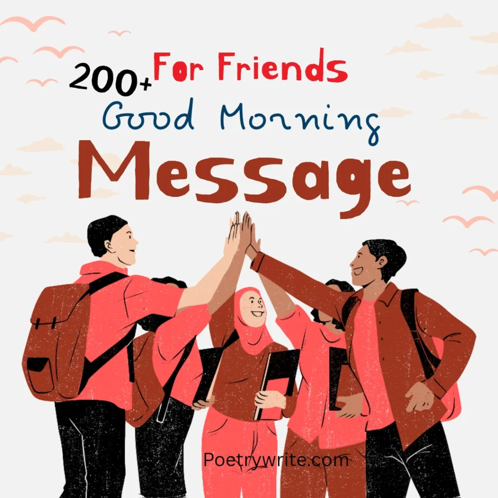  Good Morning Message for a Friend