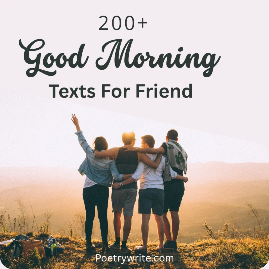Good Morning Message for a Friend