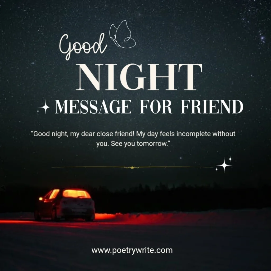 Good Night for Best Friend