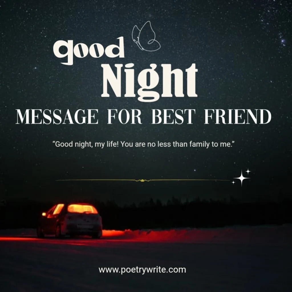 good night for best friend quotes