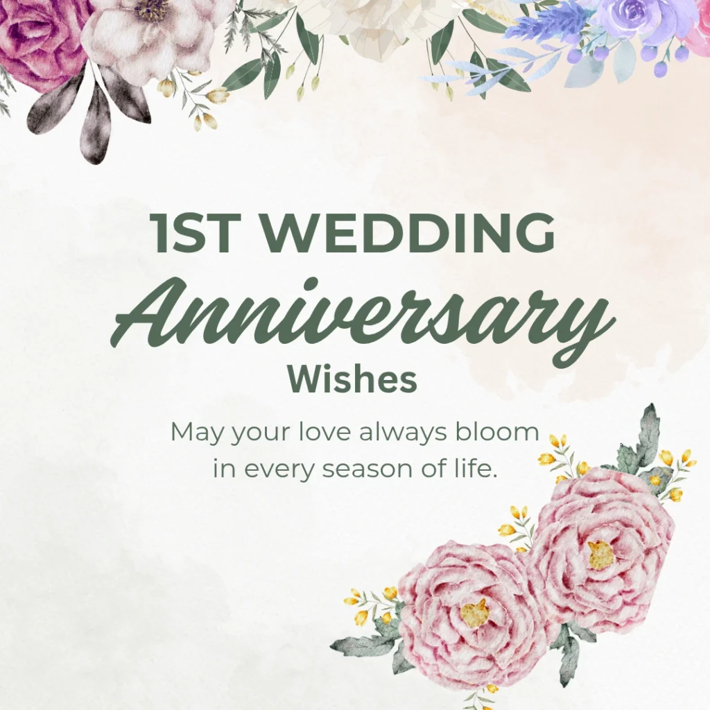 1st Wedding Anniversary Wishes for Sister and Brother-in-Law