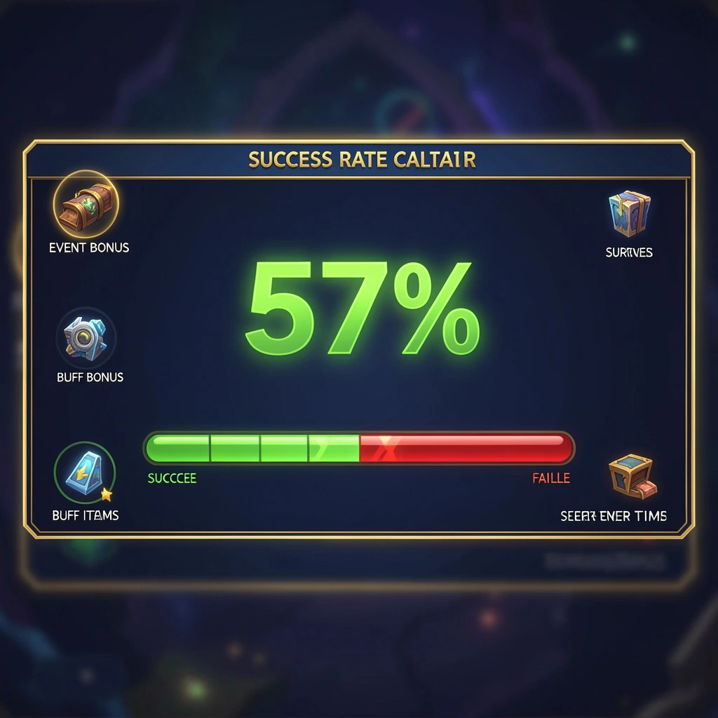 Success Calculator Tool And Formula For Blessed Upgrade Scroll