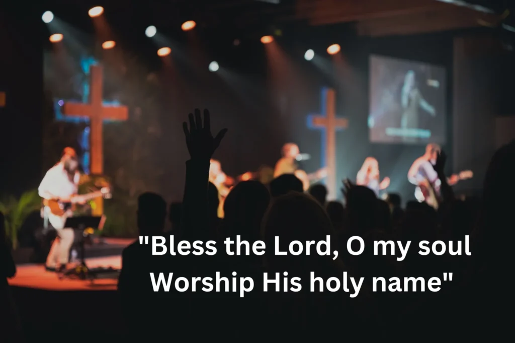 Bless the Lord worship song 10,000 Reasons Matt Redman