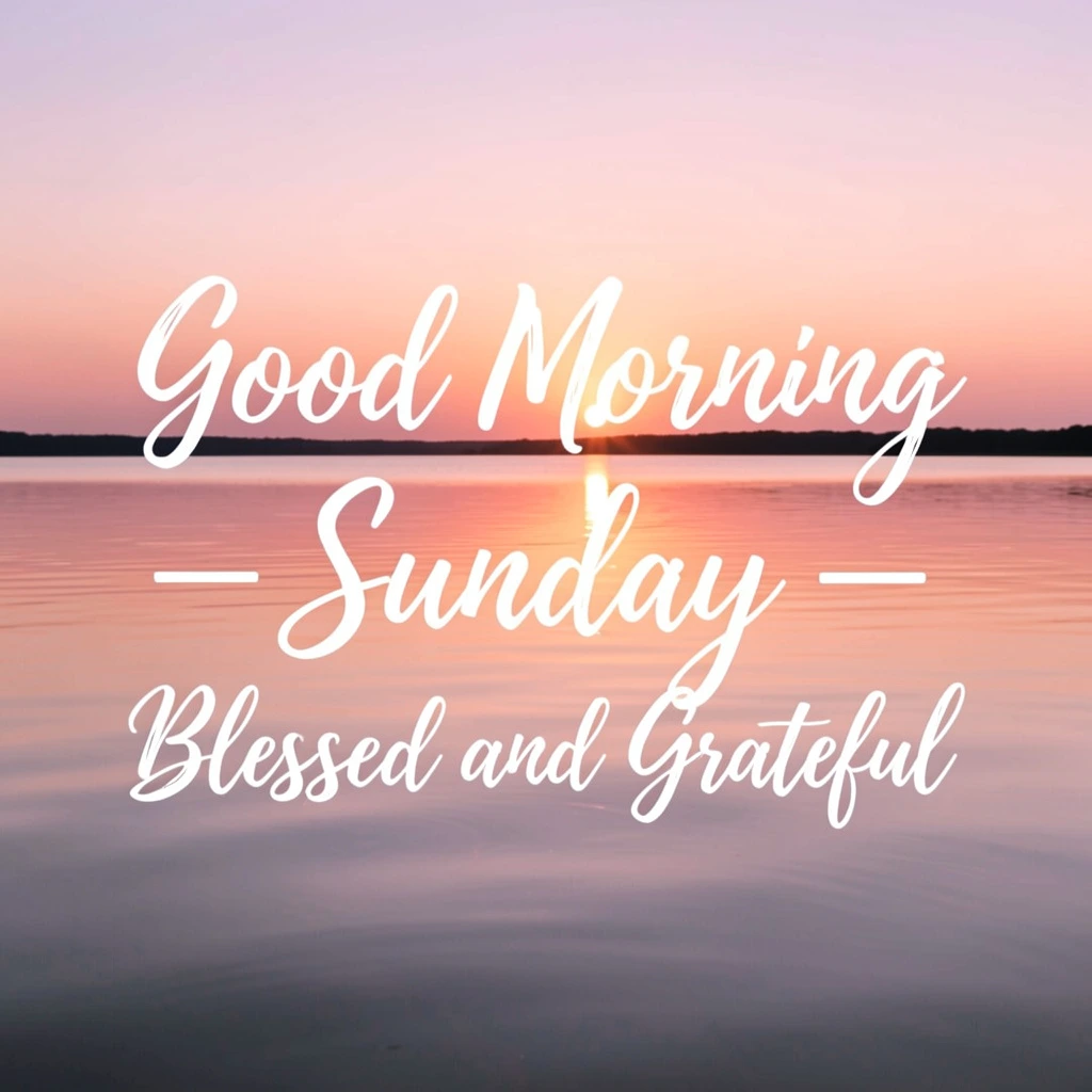 good morning happy sunday images